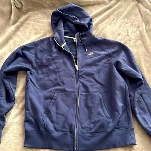 Navy blue Nike hoodie, size XL
